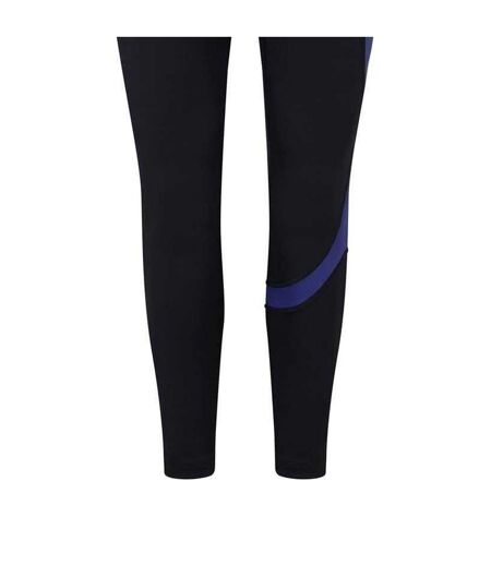 Womens/ladies Les Mills Vector Leggings Black Marl Reebok