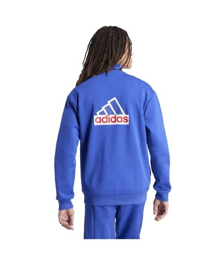 Mens Bos Regular Track Jacket Blue Adidas