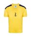 Polo Motif/style Tottenham Hotspur Fc Homme Jaune Bleu Score Draw-1