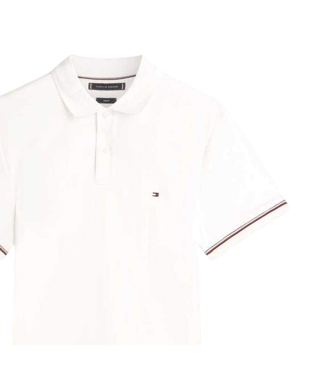 Polo Manches Courtes Liquidtip Homme Écru Tommy Hilfiger-2