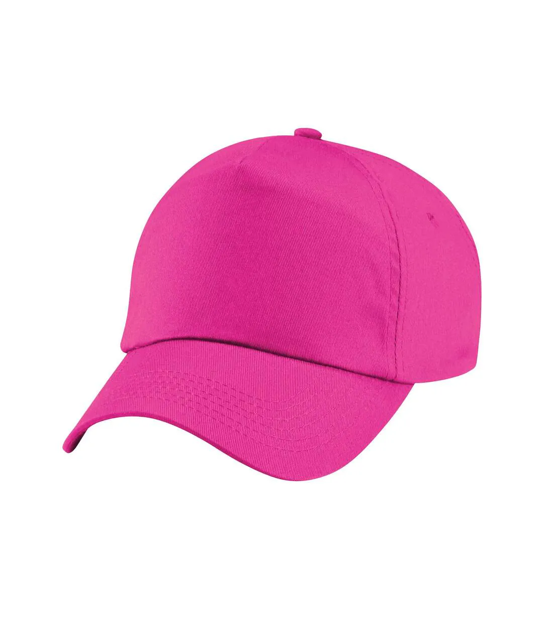 Childrens/kids original 5 panel cap fuchsia Beechfield-1