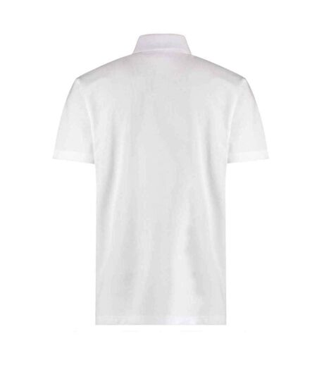 Polo workforce homme blanc Kustom Kit