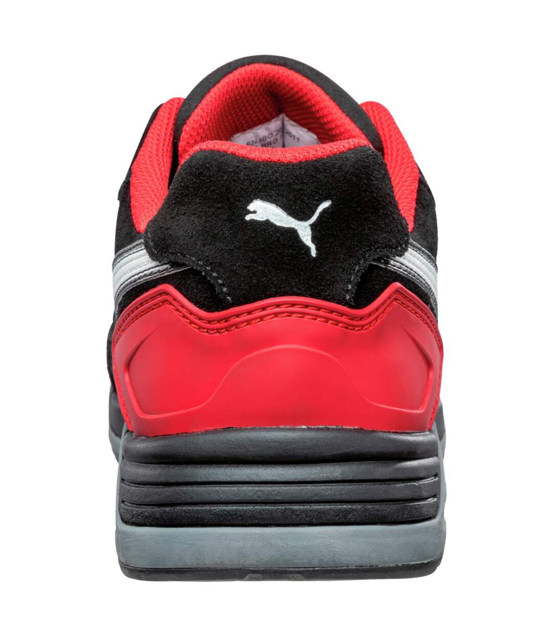 Baskets de sécurité S3 ESD HRO SRC Puma Airtwist noires et rouges