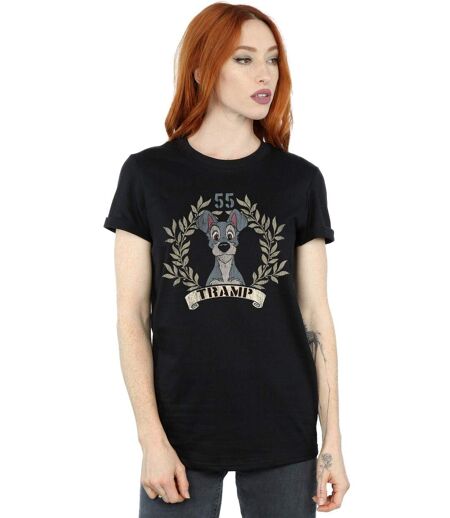 Disney - T-shirt LADY AND THE TRAMP TRAMP SINCE - Femme (Noir) - UTBI17908