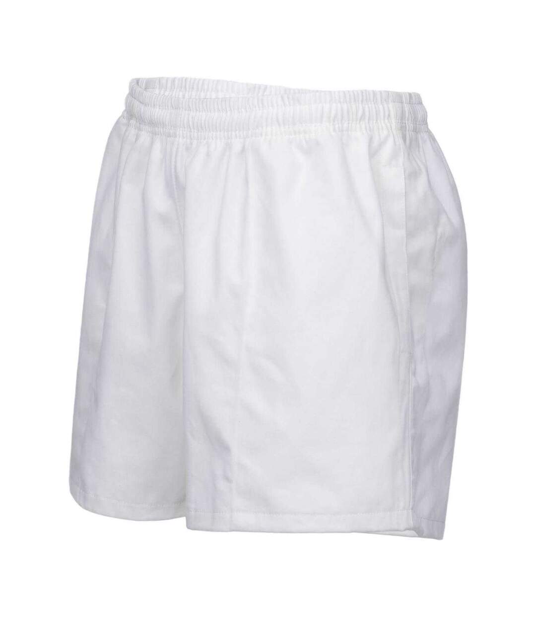 Short De Rugby Adulte Blanc KooGa-3