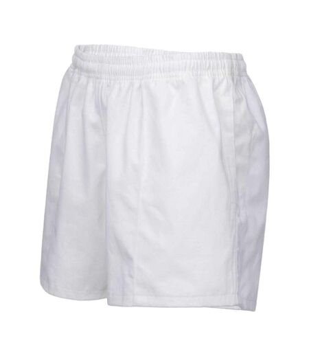 Short De Rugby Adulte Blanc KooGa