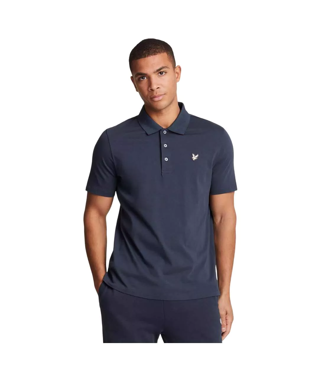 Polo Homme Bleu Lyle & Scott-1