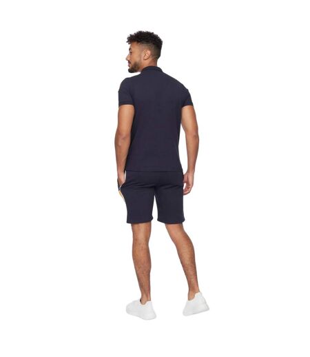 Ensemble polo et short ventamoore homme bleu marine / jaune Crosshatch Crosshatch