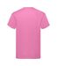 Fruit of the Loom Mens Original T-Shirt (Rose Pink)