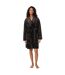 Womens/ladies Robe Black DKNY-2