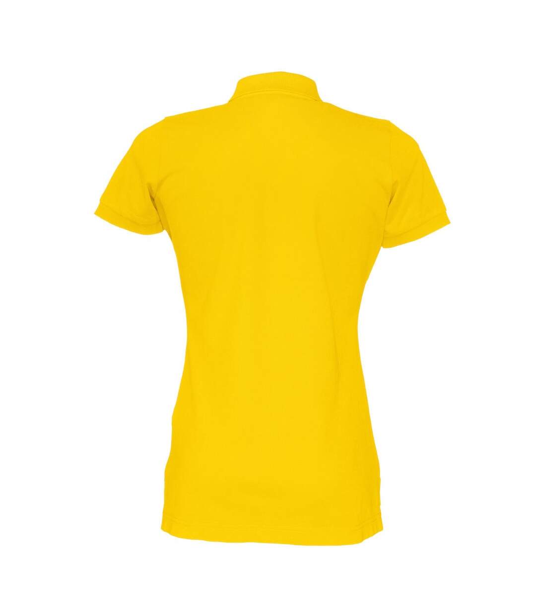 T-shirt pique lady femme jaune Cottover-2