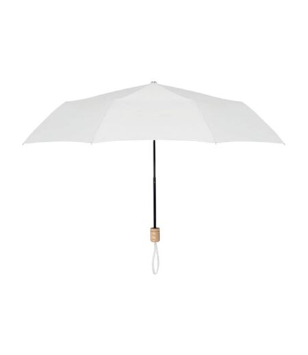 Parapluie Pliant Tralee Taille Unique Blanc MidOcean