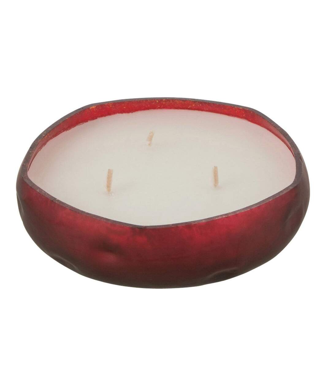 Bougie Parfumée Déco Livia 13cm Oud Amber Rouge-1