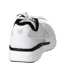 Mens Logo Microfibre Trainers White Black Mascot-2