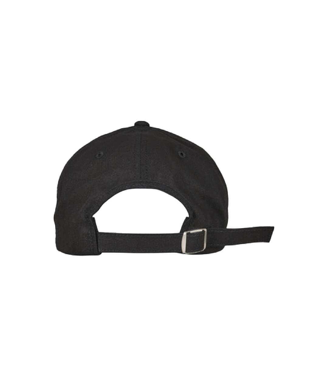 Casquette Ajustable Motif/style 6 Panneaux Noir Flexfit-2