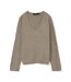 Pull marron femme vero moda besti-1