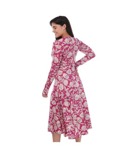 Womens/ladies aloria skimming midi dress pink Ted Baker