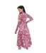 Womens/ladies aloria skimming midi dress pink Ted Baker-2