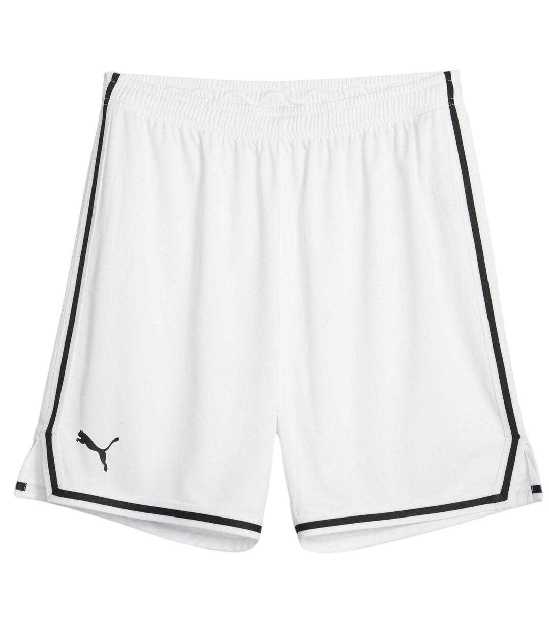 Mens Team Basketball Shorts White Puma-2