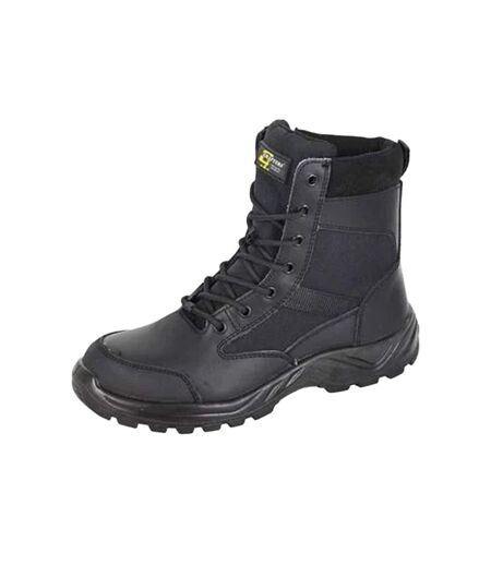 Mens Dmz 6 Leather Safety Boots Black Grafters