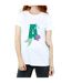 Disney Womens/Ladies Alphabet A Is For Ariel Cotton Boyfriend T-Shirt (Blanc) - UTBI42671-3