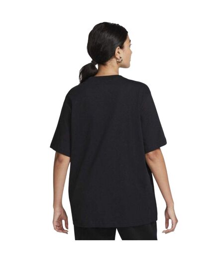 T-shirt Femme Noir Blanc Nike