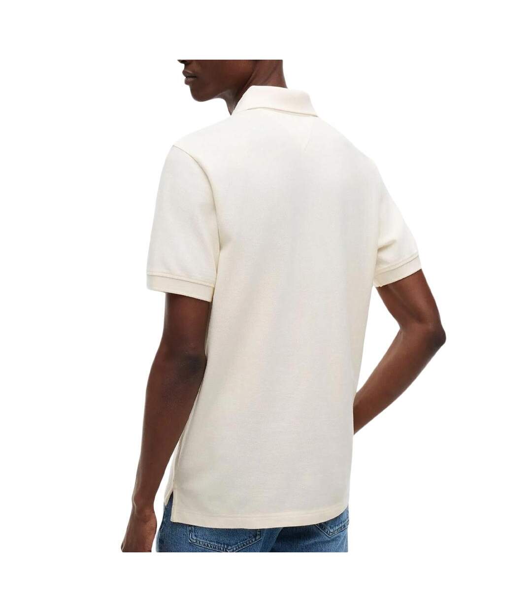 Polo blanc homme tommy hilfiger regular-2