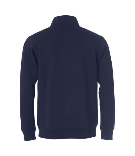 Mens classic full zip cardigan dark navy Clique