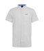 Chemise Manches Courtes Motif/style Uni Homme Blanc Bench-1