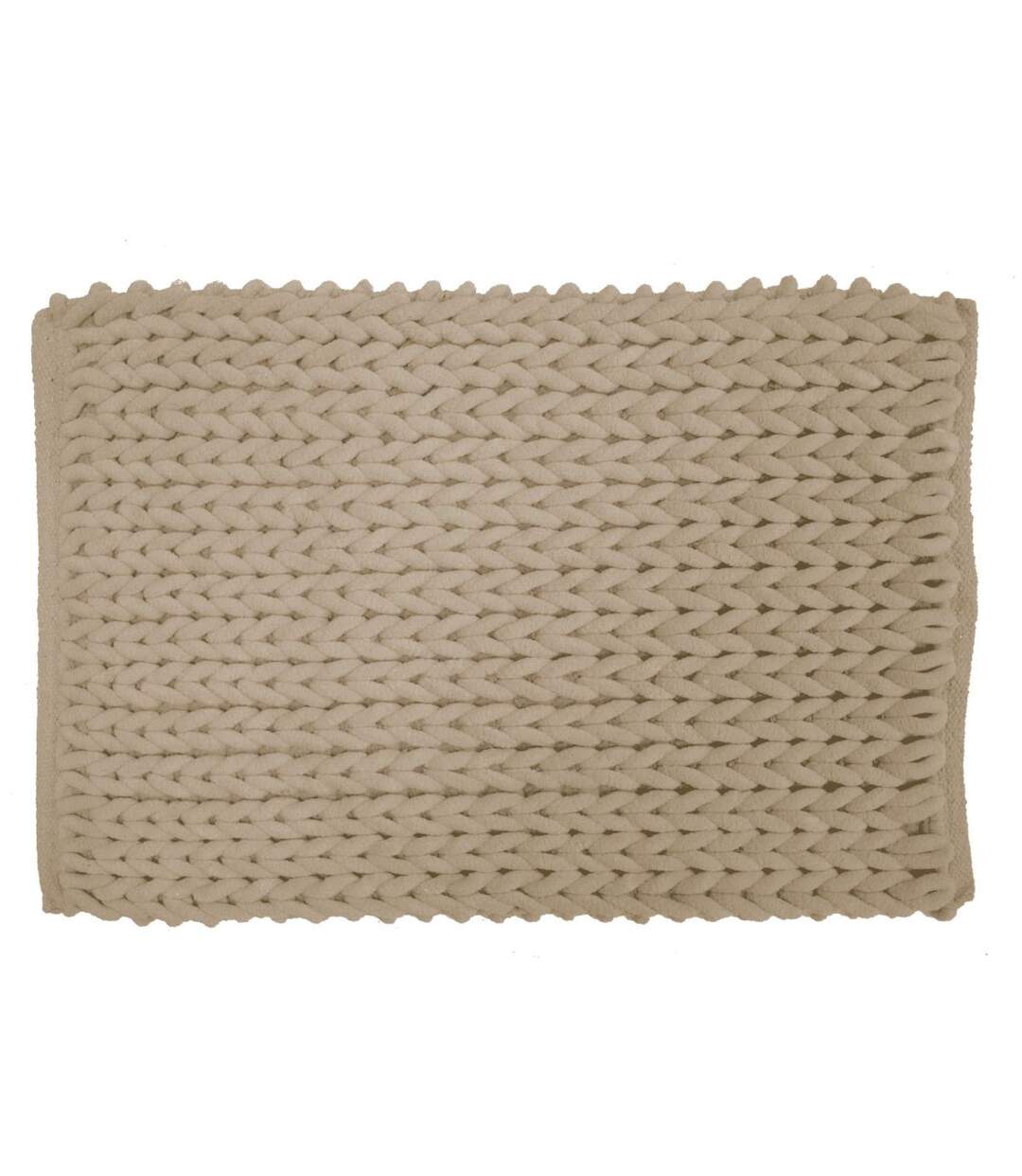 Tapis de Bain en Chenille Ariel 50x80cm Sable-1