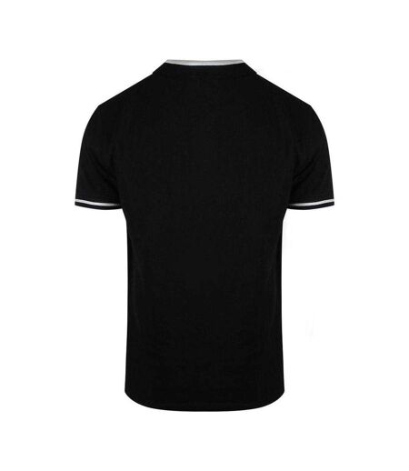 T-shirt Motif/style Logo Superposé Homme Noir Cavalli Class