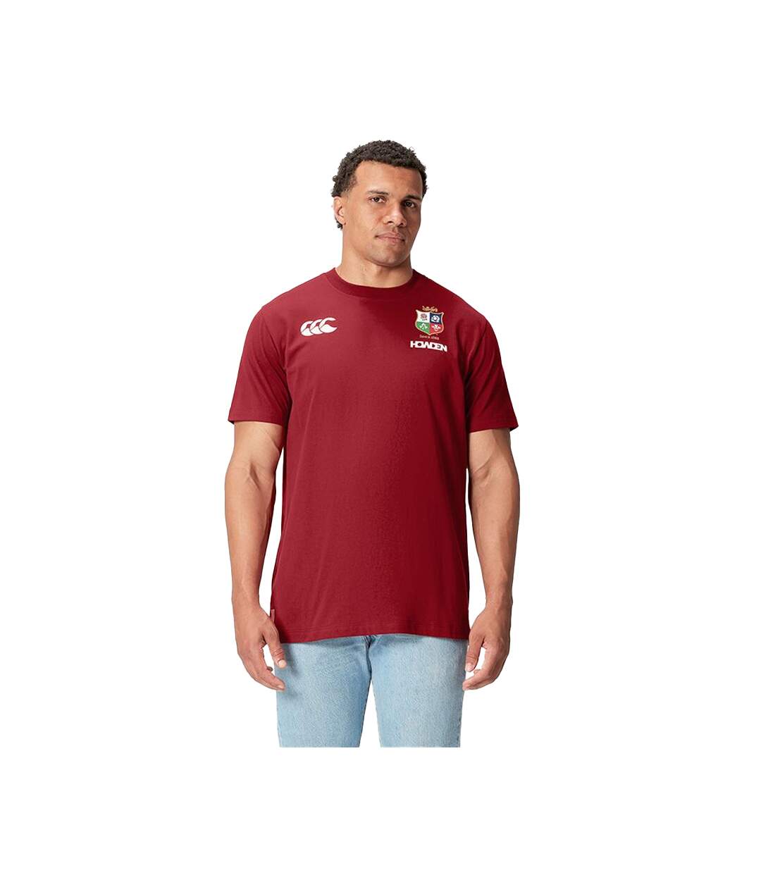 Unisex Adult Tour´25 British & Irish Lions T-shirt Red Canterbury-1