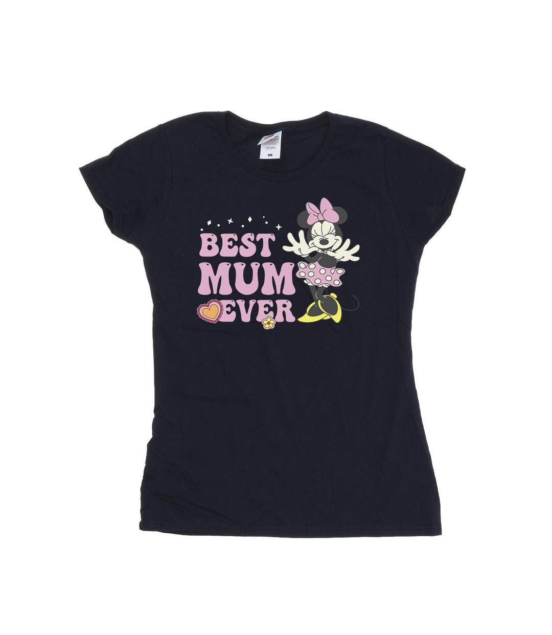 Disney T-shirt en coton Best Mum Ever pour femmes/femmes (Bleu marine) - UTBI33675-1