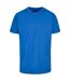 T-shirt À Col Rond Homme Bleu Intense Build Your Brand-1