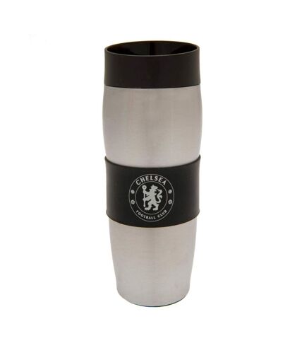 Chelsea FC Travel Mug (Black/White) (One Size) - UTTA8453