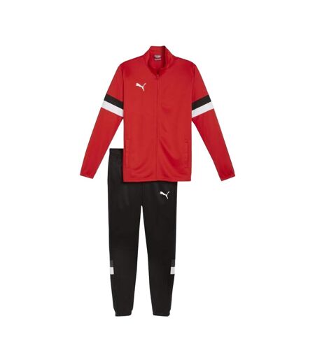 Ensemble De Survêtement Team Rise Homme Noir Rouge Puma