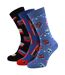 3 Pairs Unisex Socks with Union Jack in Gift Box-1