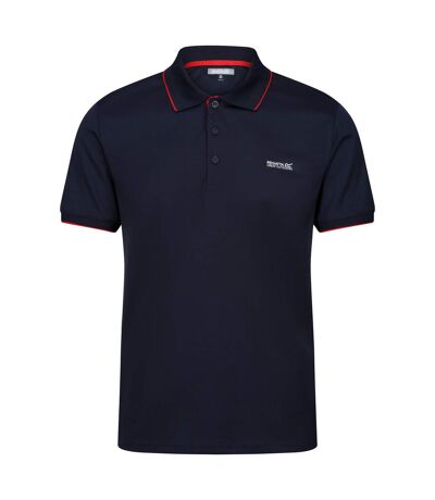 Polo oakmont homme bleu marine / rouge danger Regatta