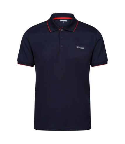 Polo oakmont homme bleu marine / rouge danger Regatta