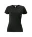 T-shirt Femme Noir James And Nicholson-1