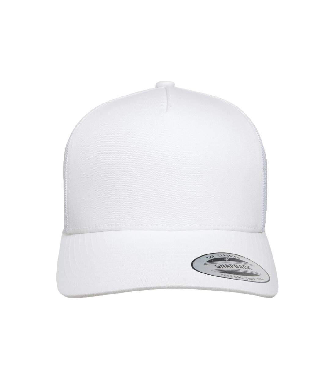 Casquette trucker flexfit blanc Yupoong-1