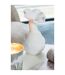 Vase Déco en Céramique Helix 38cm Blanc-3