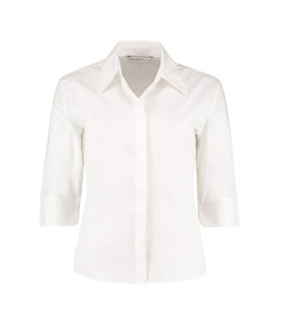 Blouse continental femme blanc Kustom Kit