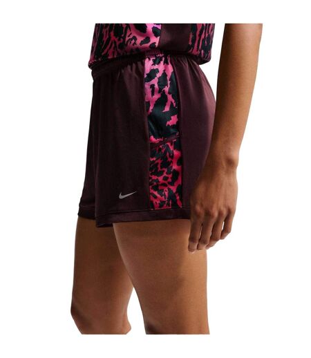 Womens/ladies Academy Shorts Burgundy Nike