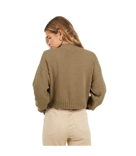 Cardigan Femme Kaki Brave Soul