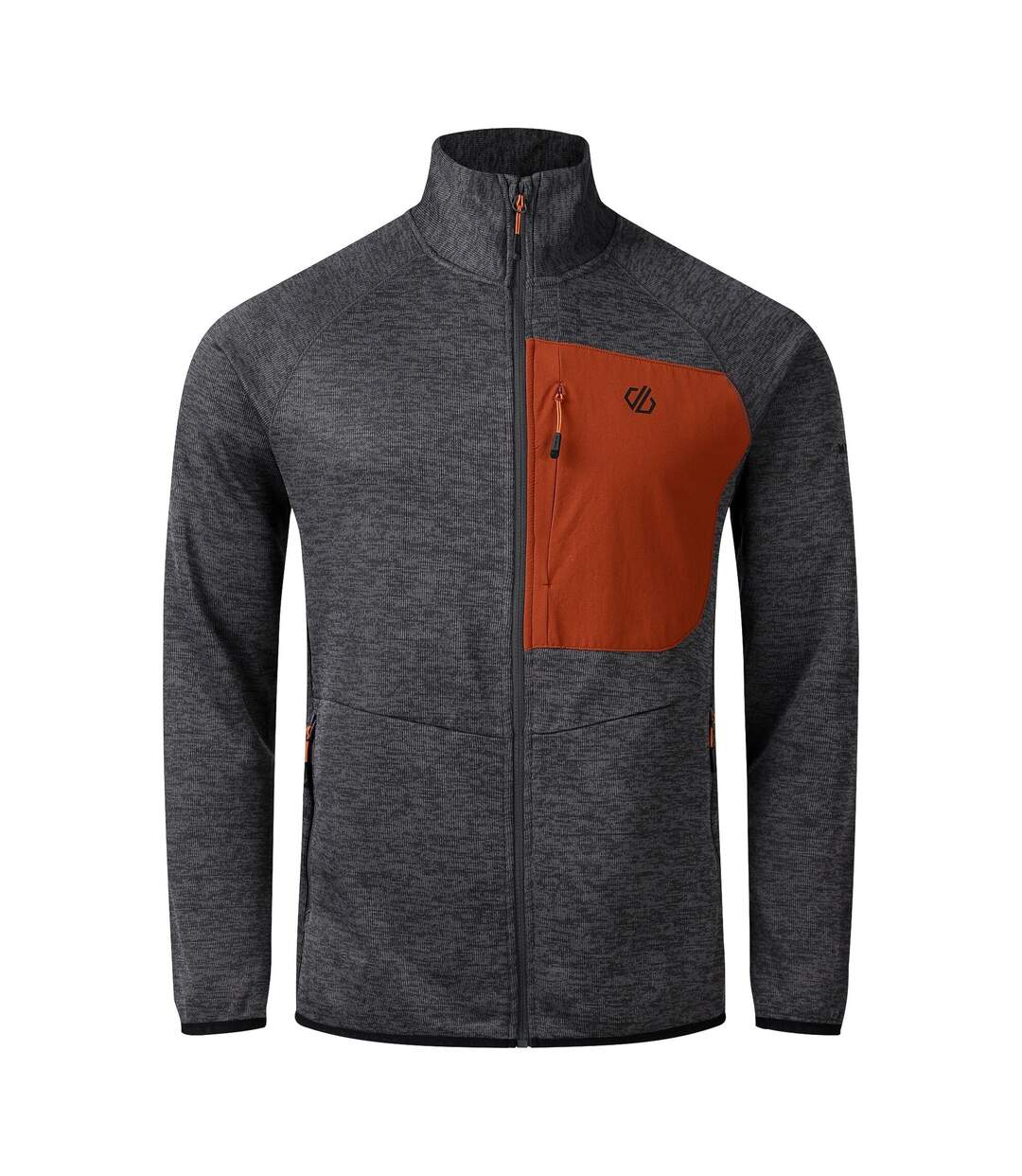 Veste Polaire Col Montant Torrek Homme Anthracite Rouille Dare 2B-2