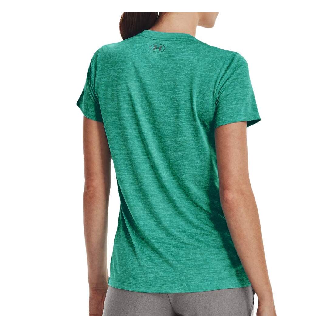 T-shirt de Sport Bleu Femme Under Armour Tech SSV Twist - XS-2