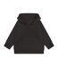 Sweat À Capuche Motif/style Uni Enfant Noir Larkwood-1