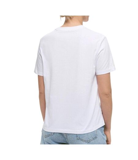 T-Shirt blanc femme calvin klein hero classic
