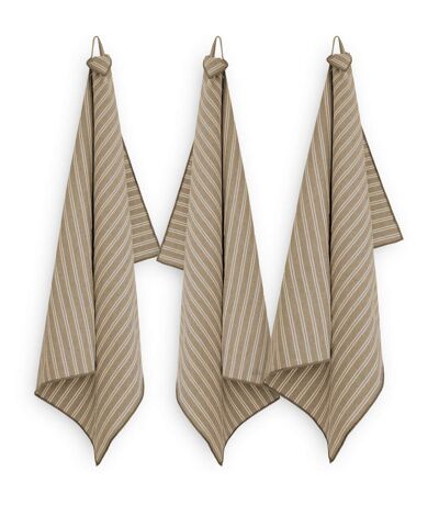 Lot de 3 torchons de cuisine coton LILI